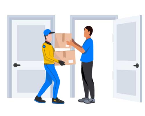 Door-to-door package delivery in Delhi